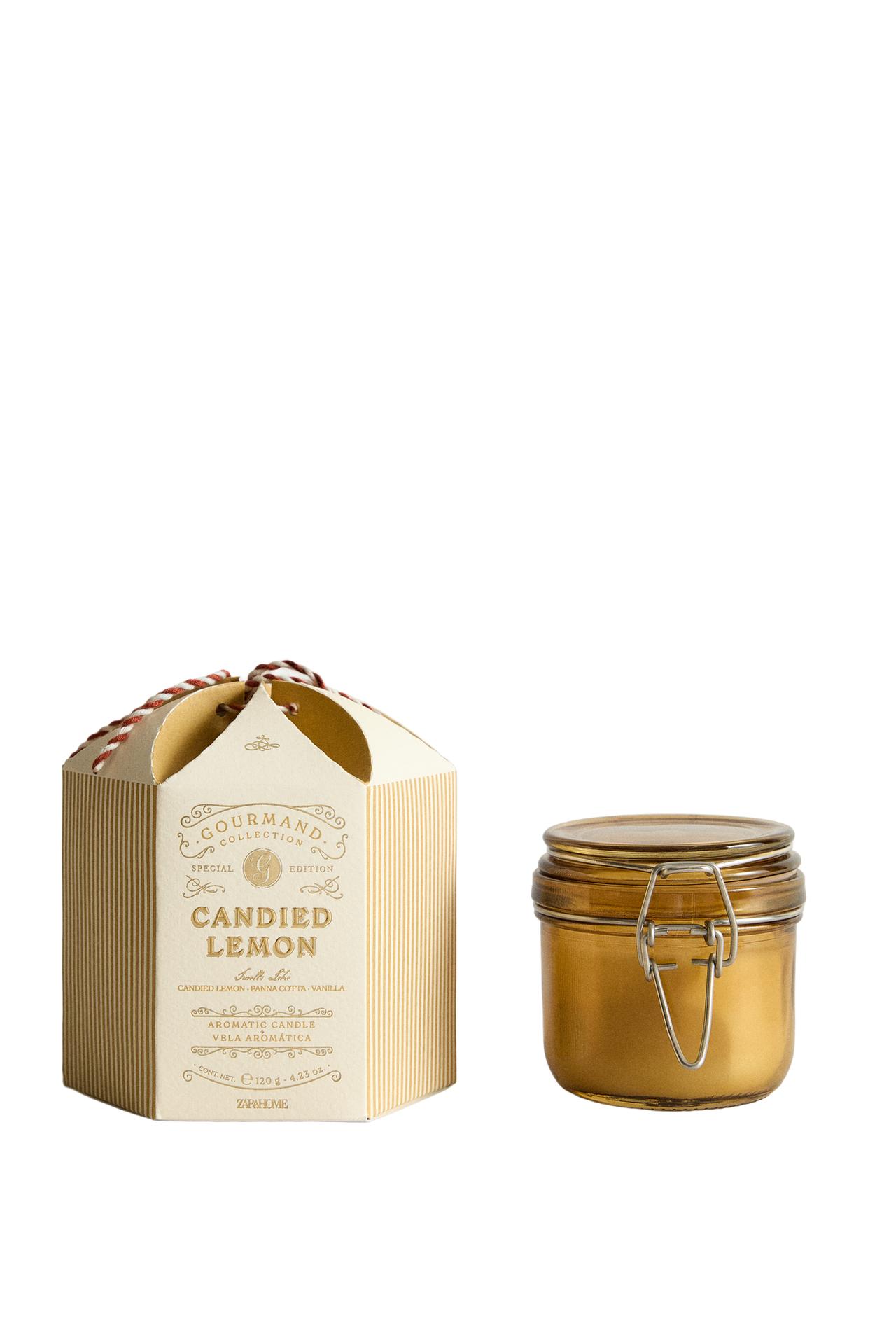 (120 G) CANDIED LEMON SCENTED CANDLE