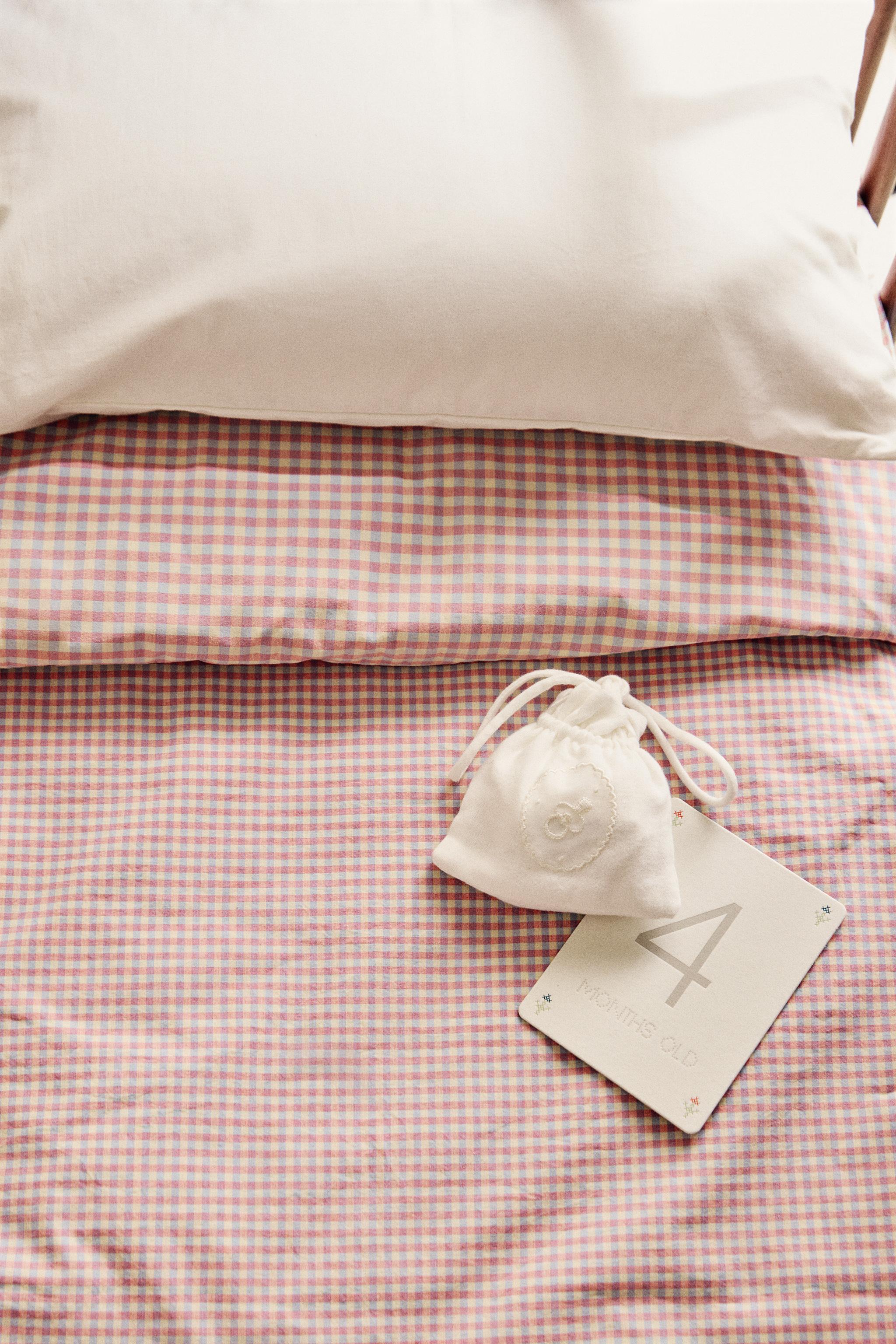 HOUSSE DE COUETTE ENFANT COTON VICHY