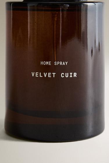 (100 ML) VELVET CUIR AIR FRESHENER SPRAY - Brown by Zara - Image 2