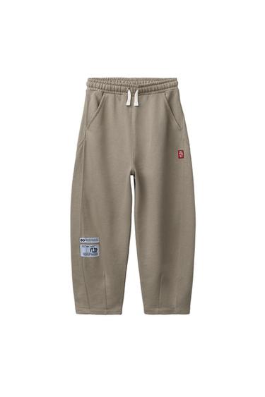 PANTALÓN BARREL ETIQUETA - Arena de Zara