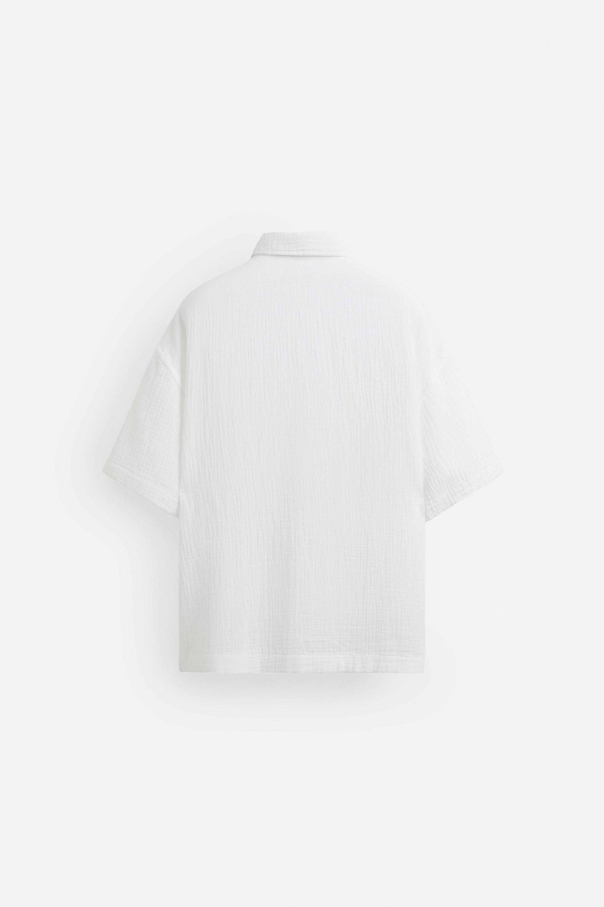 CHEMISE EFFET FROISSÉ