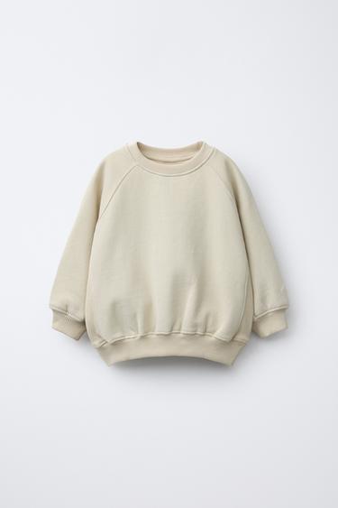 FLOCK LOGO SWEATSHIRT - Greenish by Zara