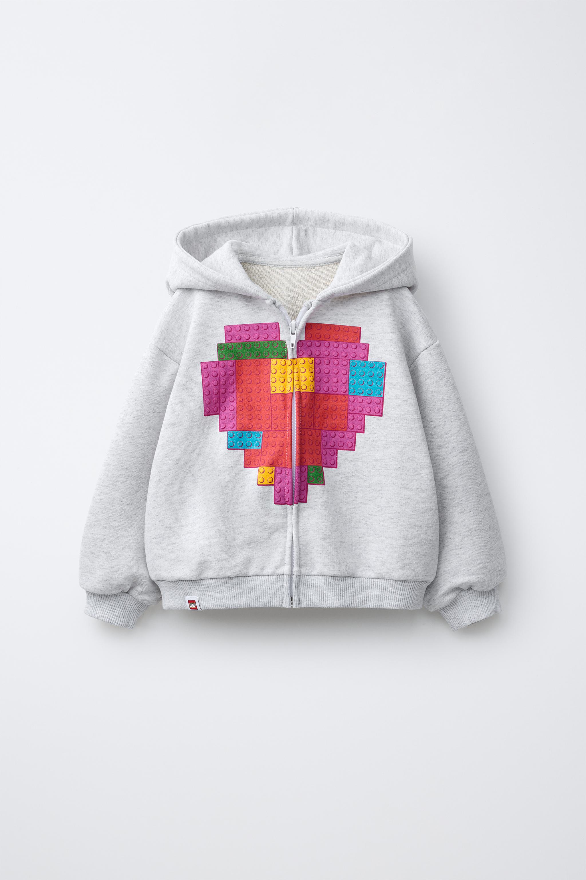 LEGO® ZIP SWEATSHIRT - Gray marl | ZARA Canada