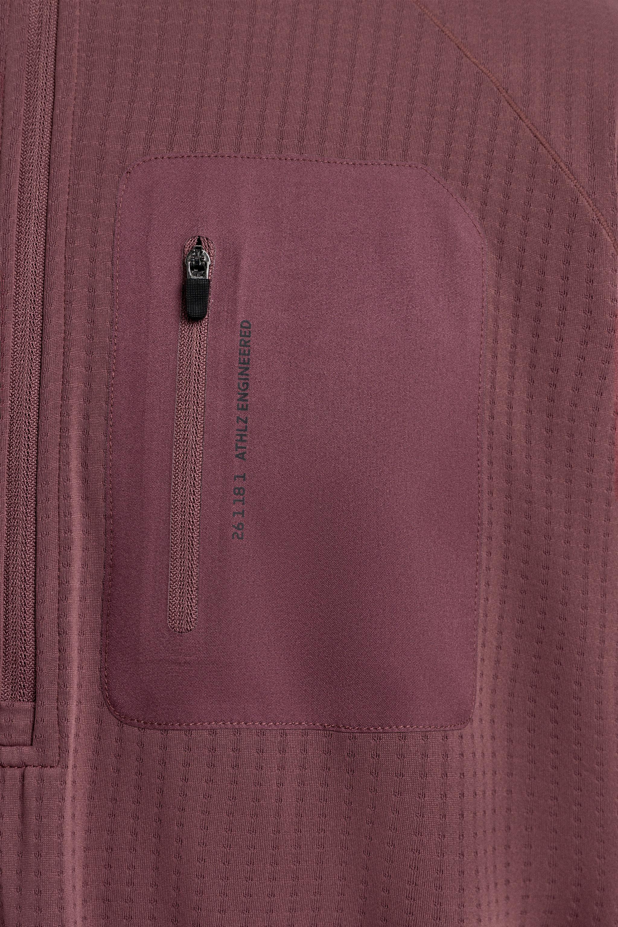 COMBINATION POCKET QUARTER-ZIP SWEATSHIRT