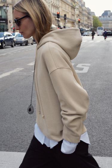 SOFT HOODIE - Sand by Zara - Image 3