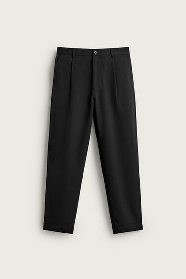 PANTALÓN STRAIGHT FIT CONFORT - Negro de Zara