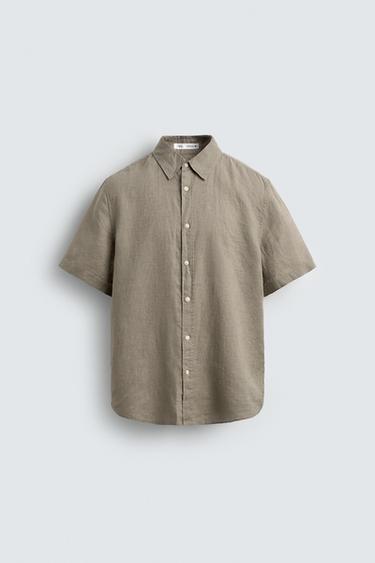 CAMISA 100% LINHO - Vison da Zara