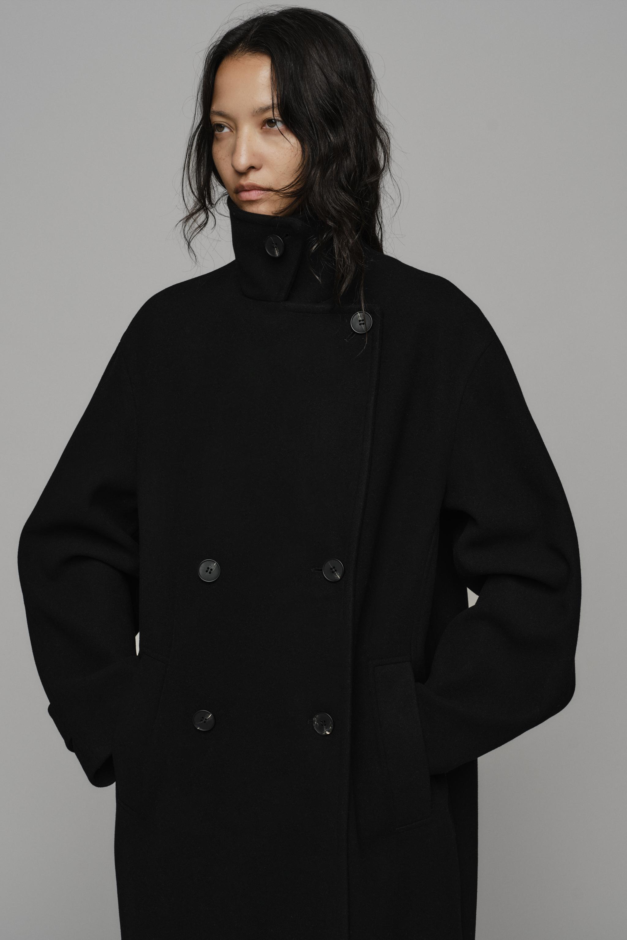 ソフト オーバーサイズコート - ブラウン | ZARA Japan / 日本