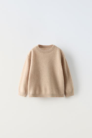 100% CASHMERE SWEATER - Sand / Marl by Zara