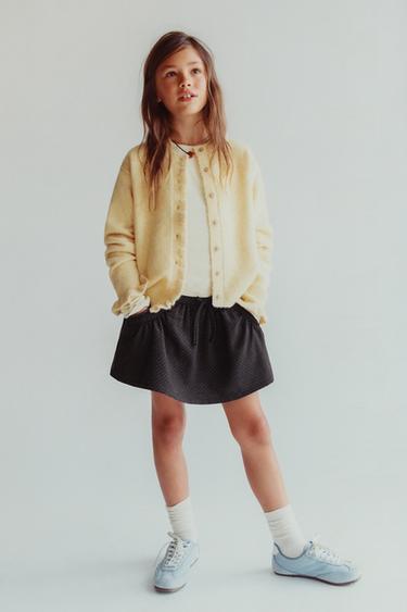 POLKA DOT BERMUDA SKORT - Brown by Zara