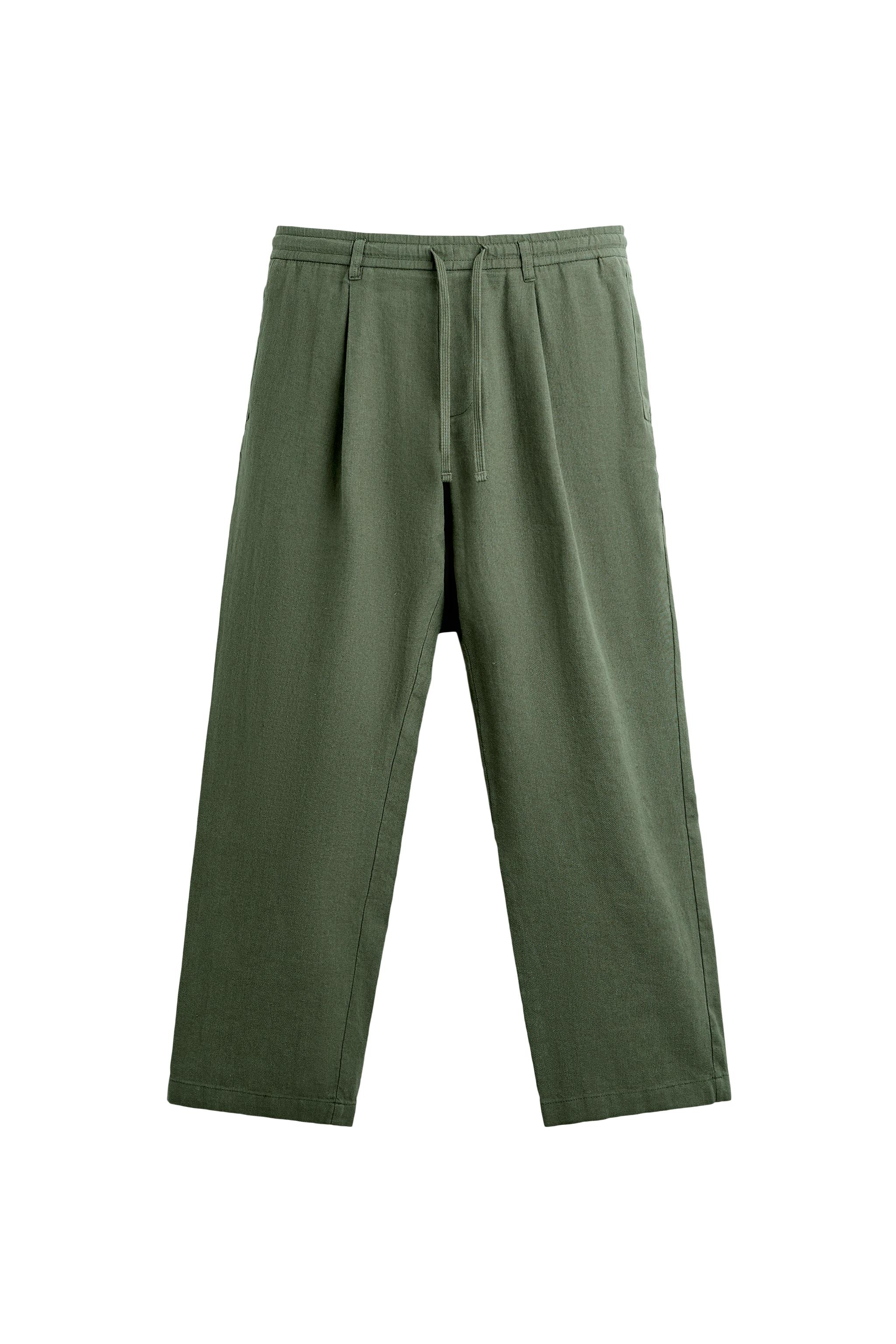 TEXTURED PANTS SECOND HAND | Zara Preowned