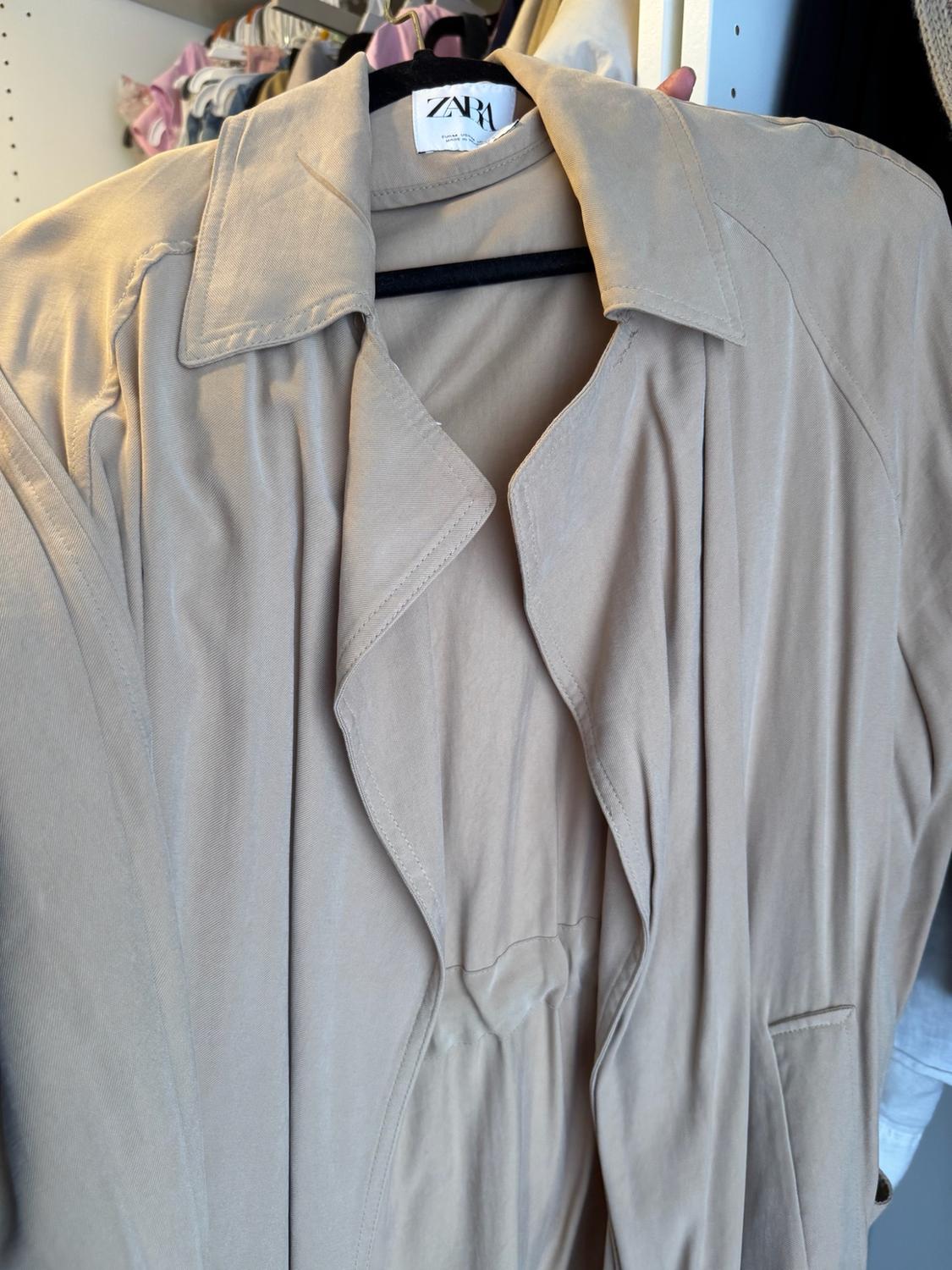 FLOWY TRENCH COAT WITH POCKETS - Image 7