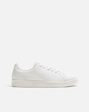 ZAPATILLA PIEL - Blanco de Zara