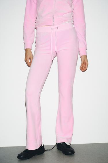 PANTALON VELOURS - Rose de Zara - Image 2