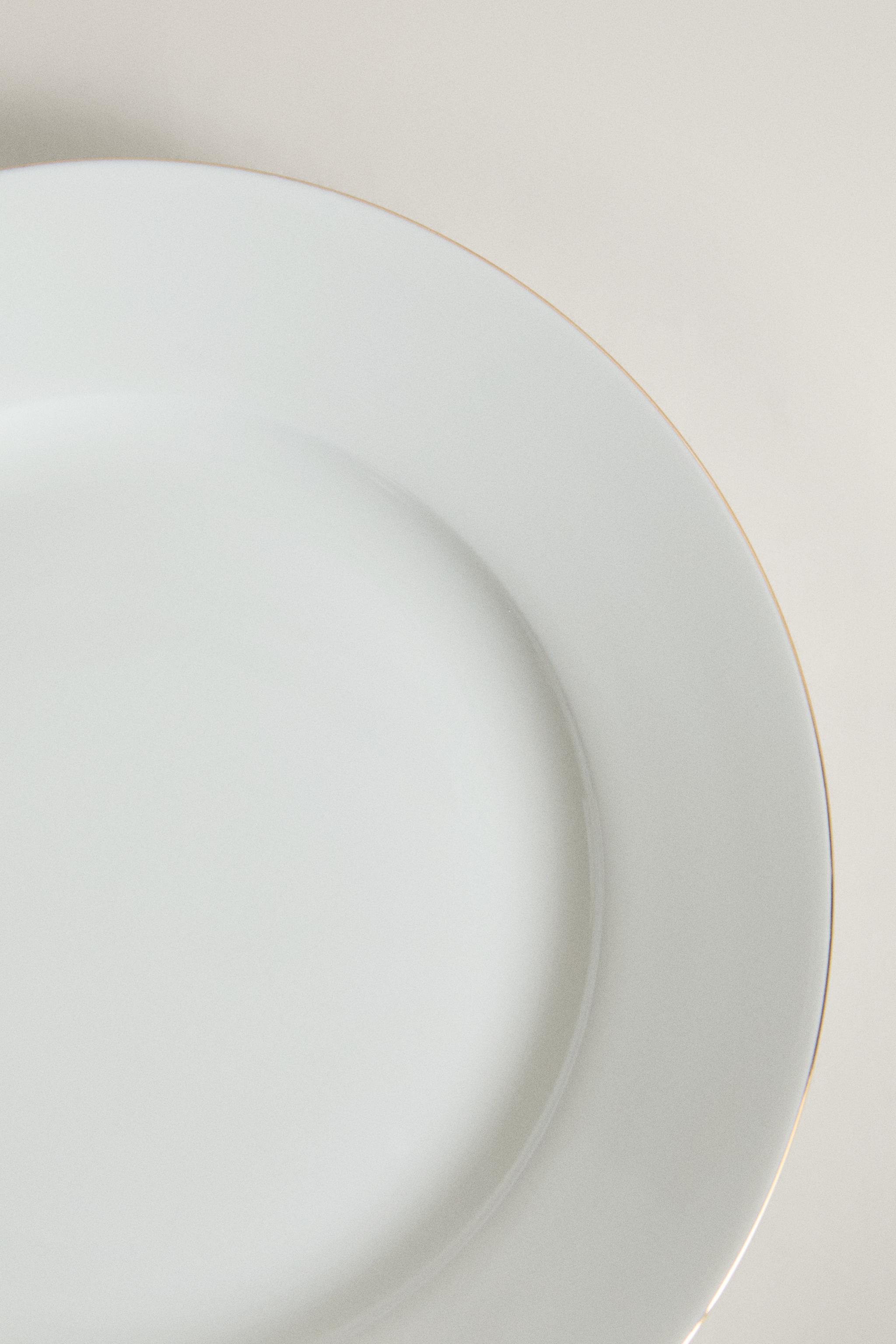 ASSIETTE À PAIN PORCELAINE BONE CHINA BORD