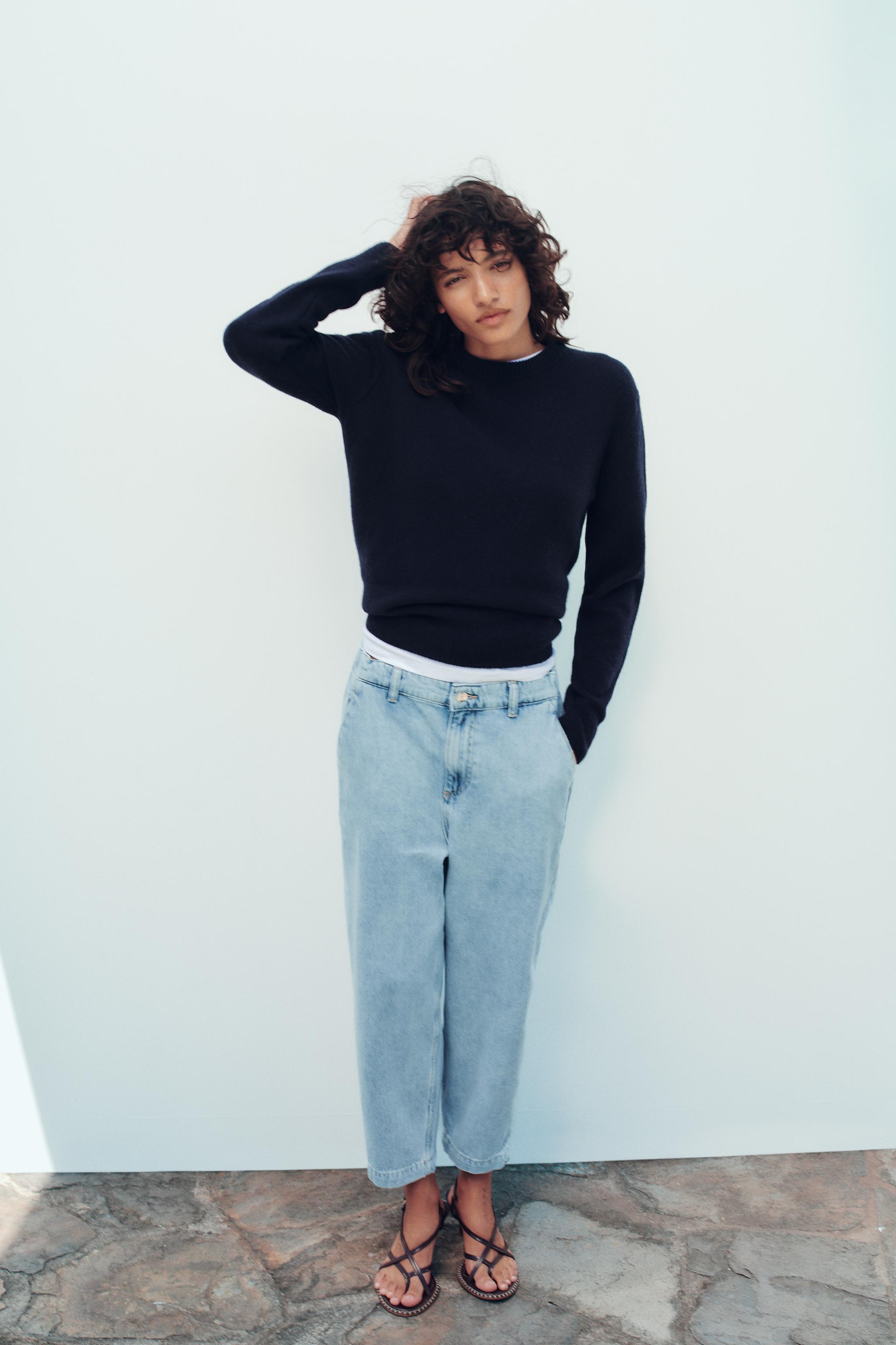 Zara pantalones mujer cintura elastica sale