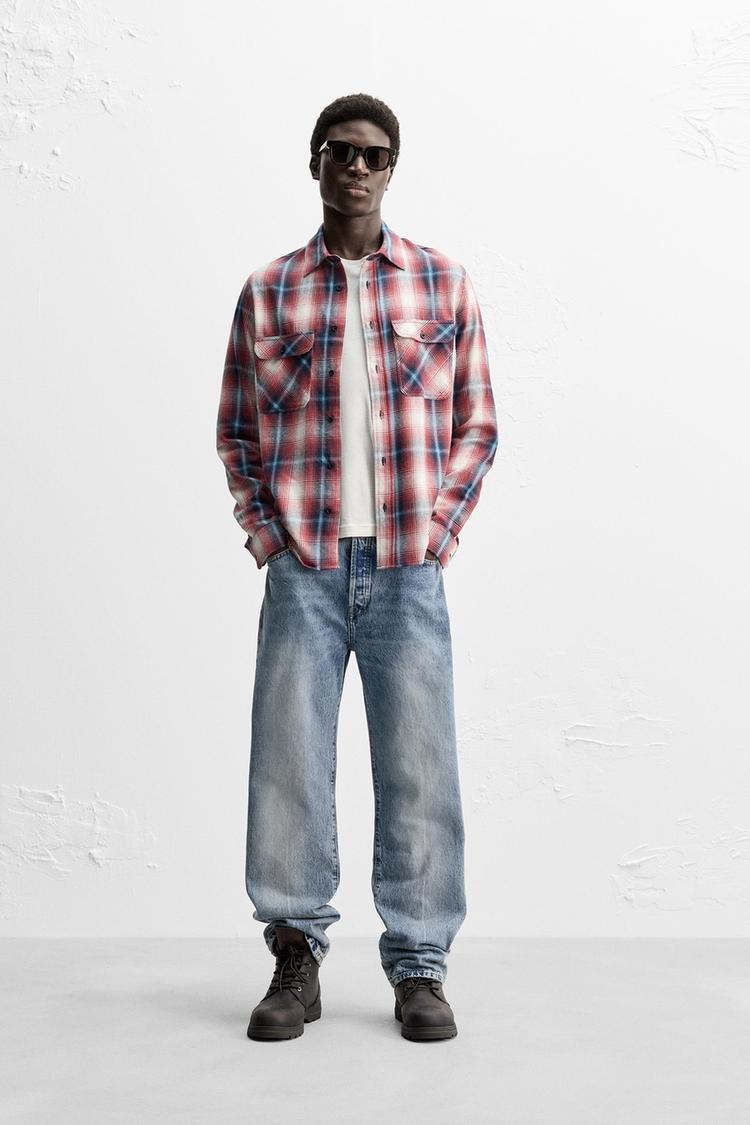 Moda Masculina CalÇa Xadrez Masculina Flanela Calça Xadrez