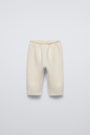 PLUSH BAGGY TROUSERS - Ecru by Zara - Image 0