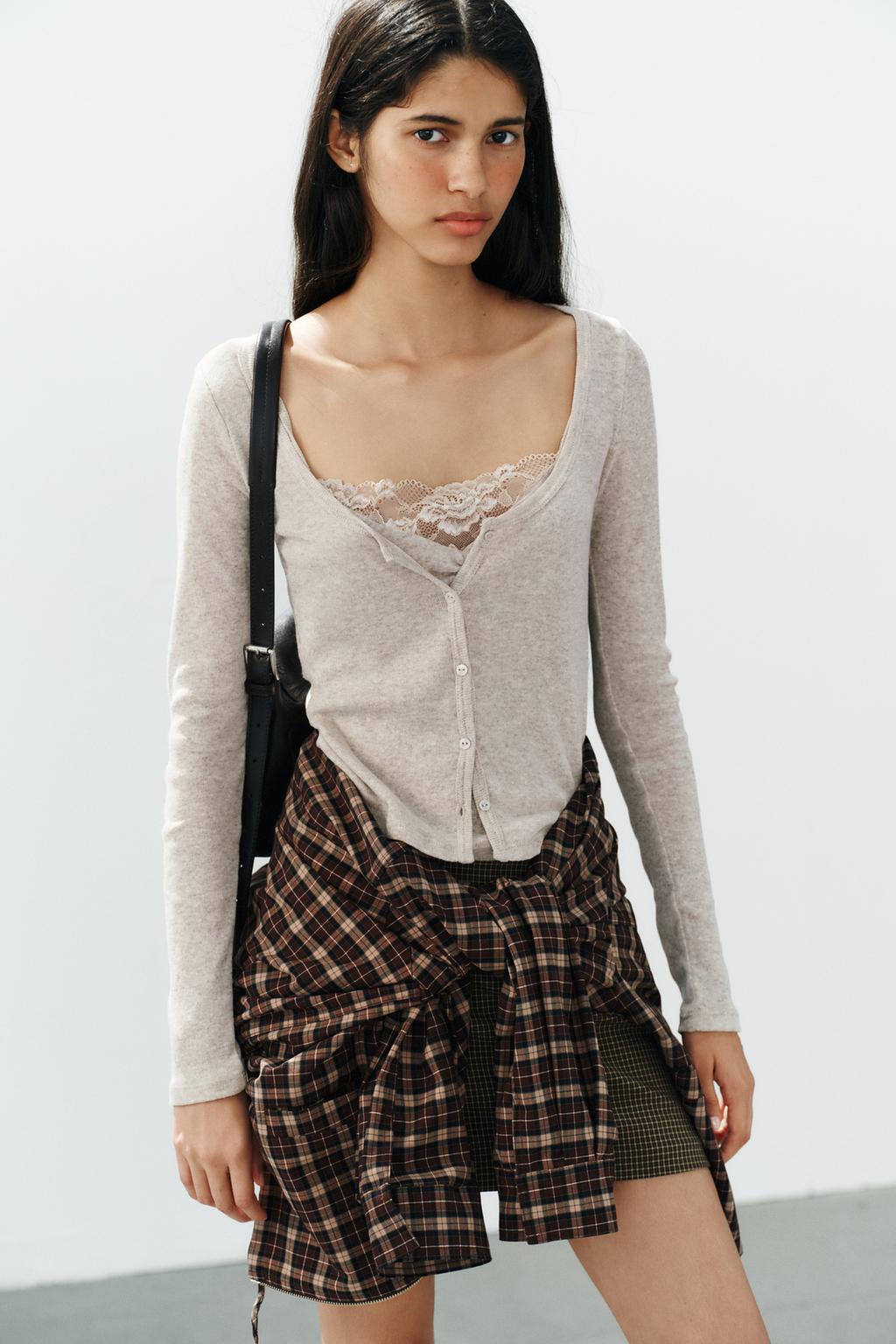 COMBINED LACE TOP JACKET