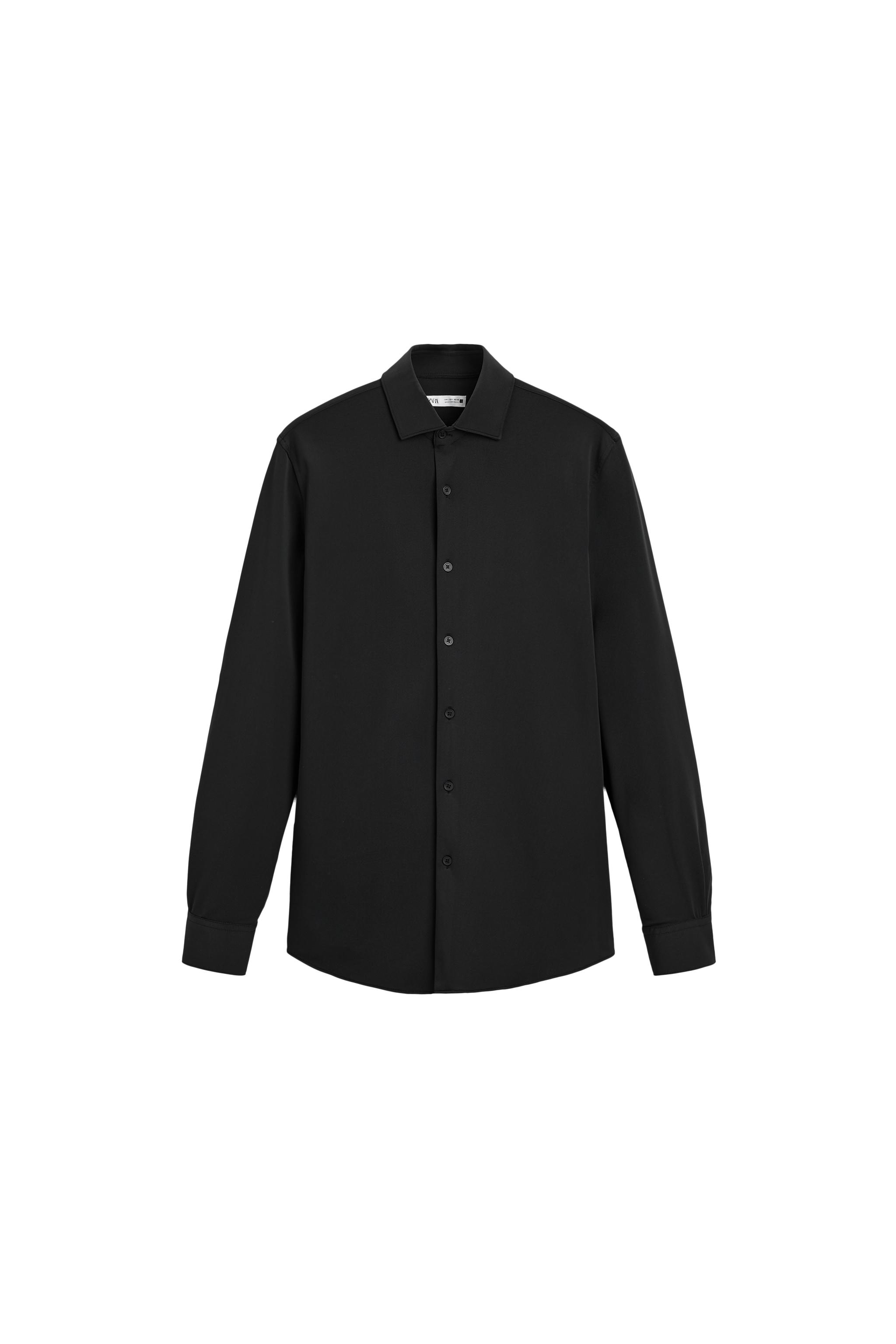 Chemise Zara Homme Slim Fit – Blanche – Taille EUR L (39/40) – Très Bon état