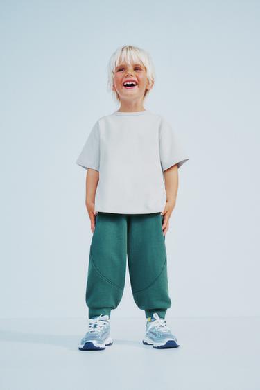 INTERLOCK LOGO T-SHIRT - Stone by Zara