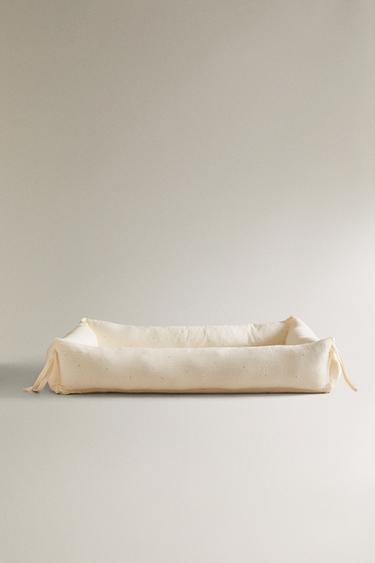 Zara Boz kahverengi gri - AY DESENLİ YENİDOĞAN YATAĞI