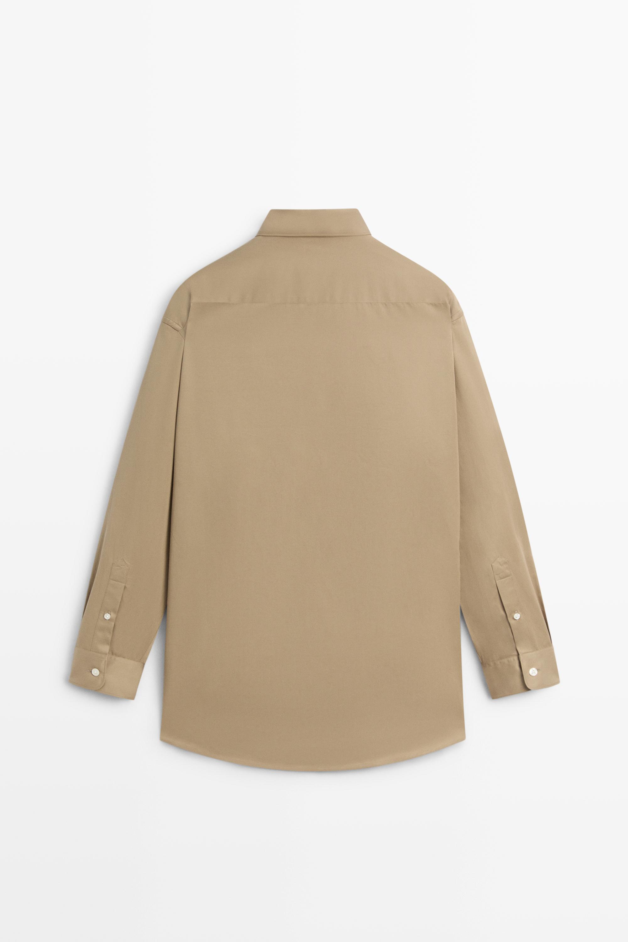 Chemise en popeline 100 % coton