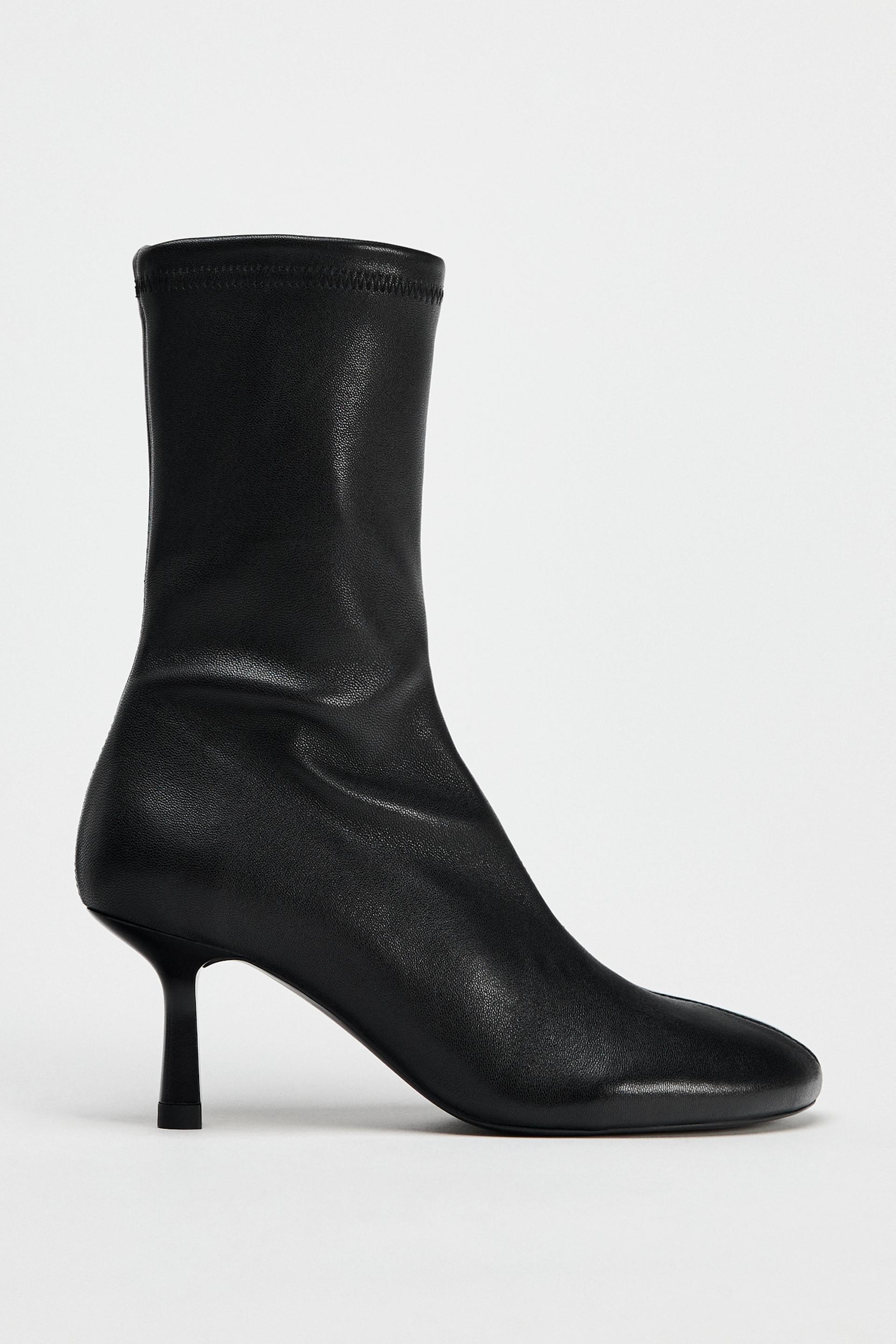 Cut out ankle boots zara best sale