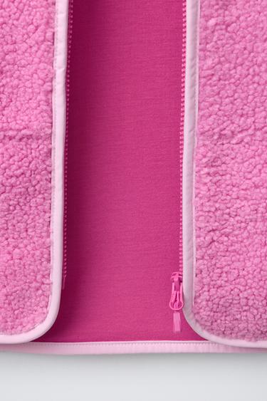 BLOUSON EFFET MOUTON SKI COLLECTION - Rose de Zara - Image 7