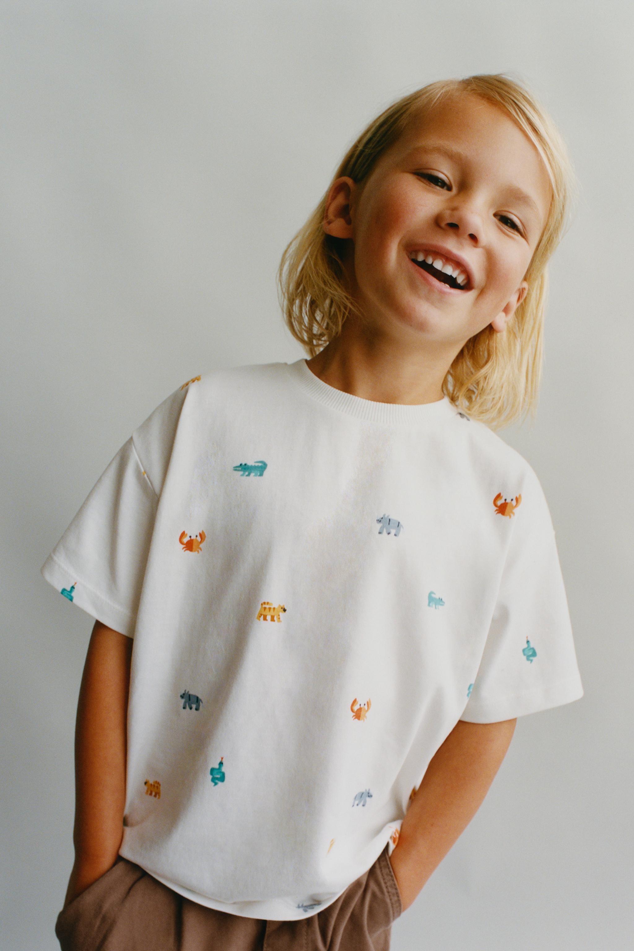 高評価のクリスマスプレゼント PRINTED T-SHIRT States United ZARA | Ecru - その他