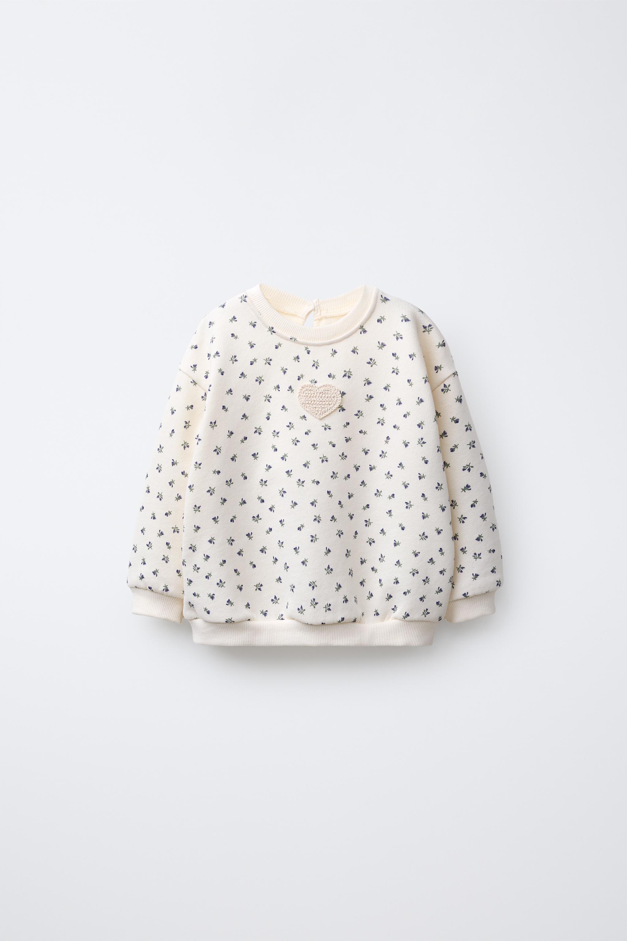 PRINTED SWEATSHIRT - Pink | ZARA United States