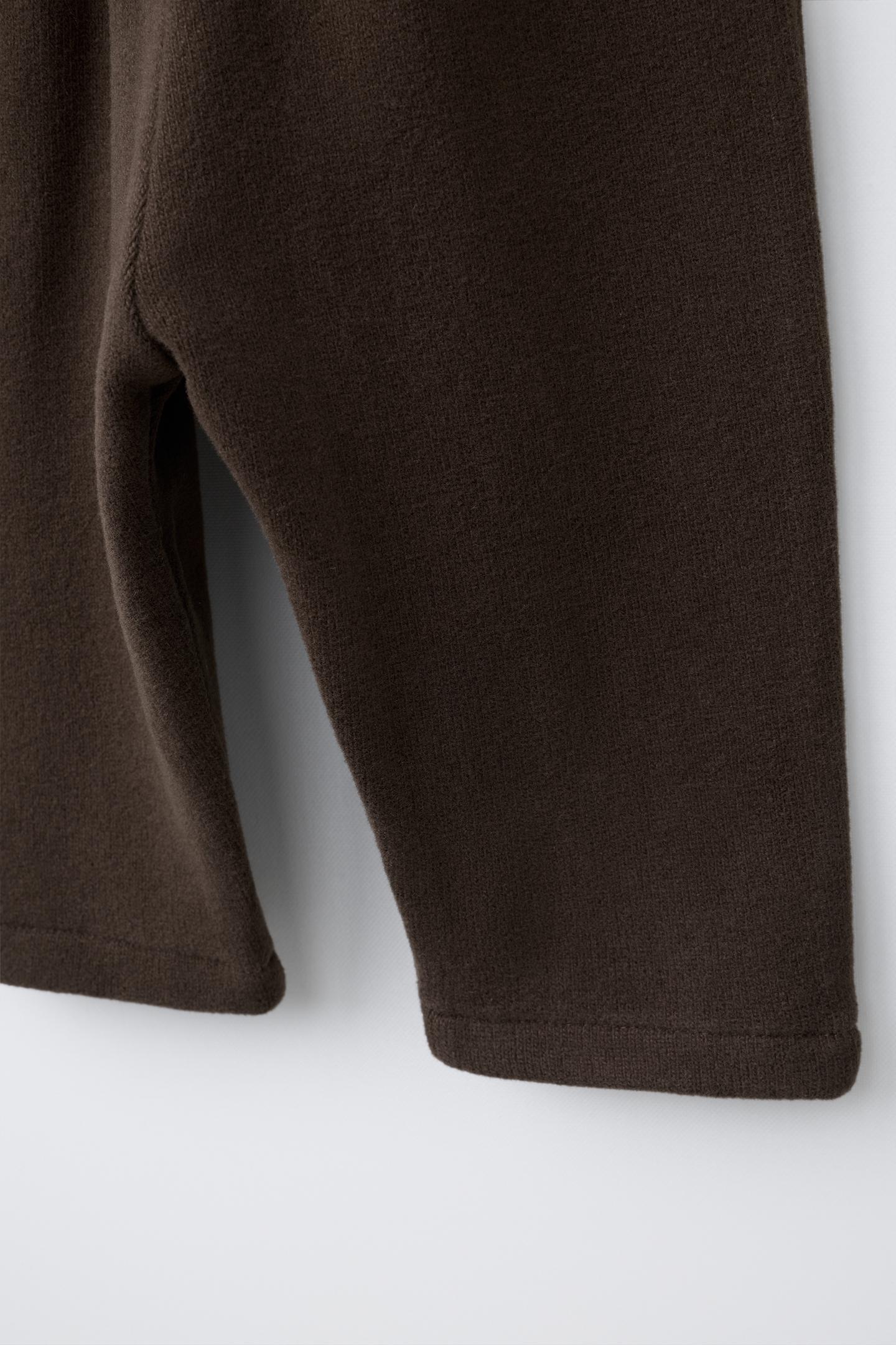 Детский комбинезон Zara Soft Touch Long Overalls, цвет: Коричневый — фото 5