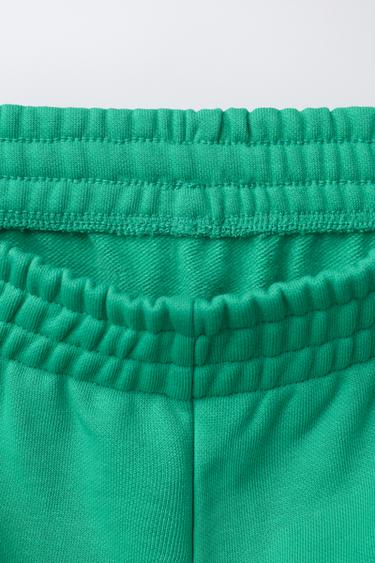 PLUSH JOGGERS - Green by Zara - Image 2