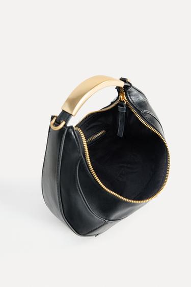 SAC OVALE ANSE MÉTALLIQUE 50E ANNIVERSAIRE - Noir de Zara - Image 4