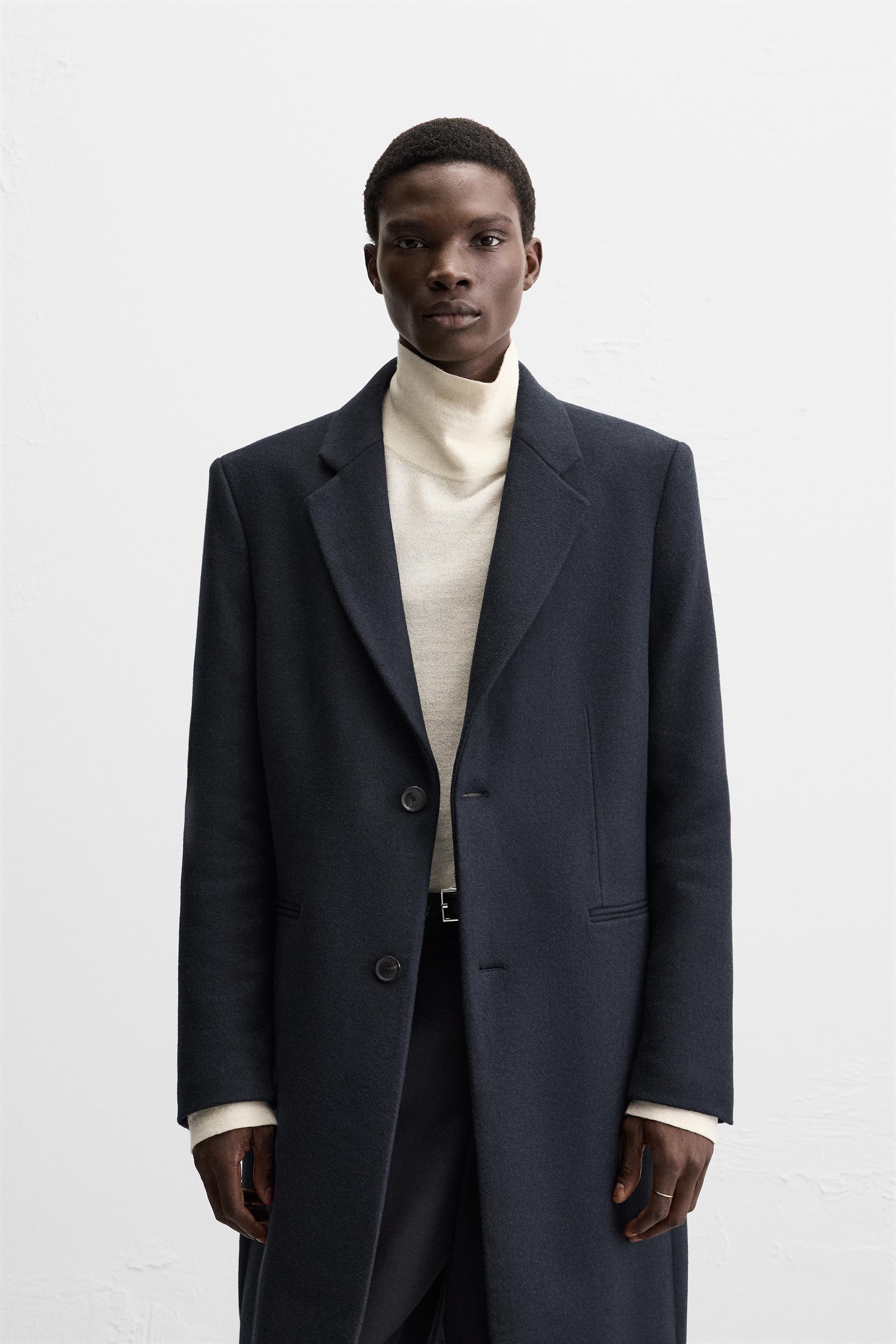 Zara Men s Wool Blend Coat