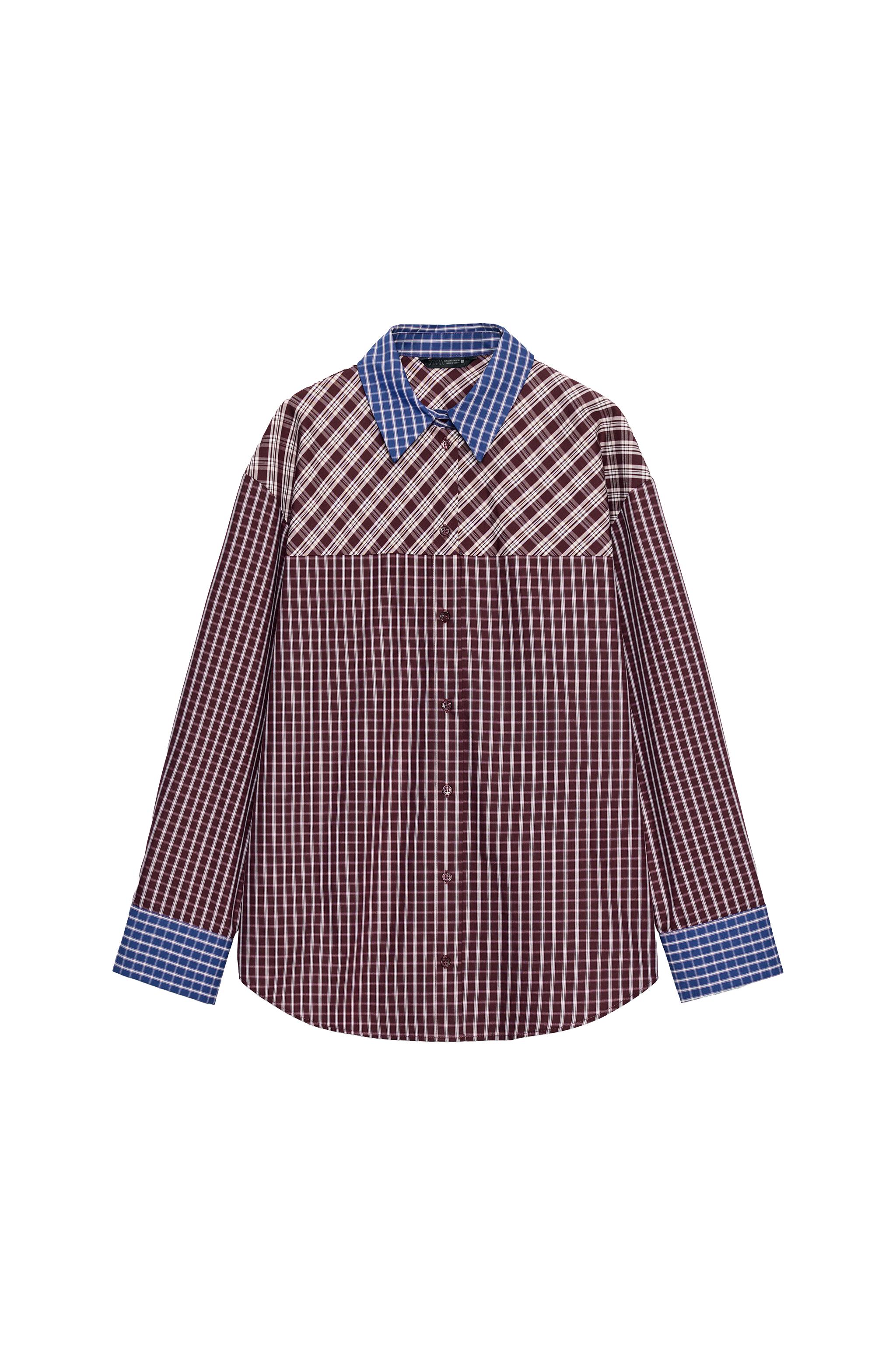 CAMISA PATCHWORK CUADROS