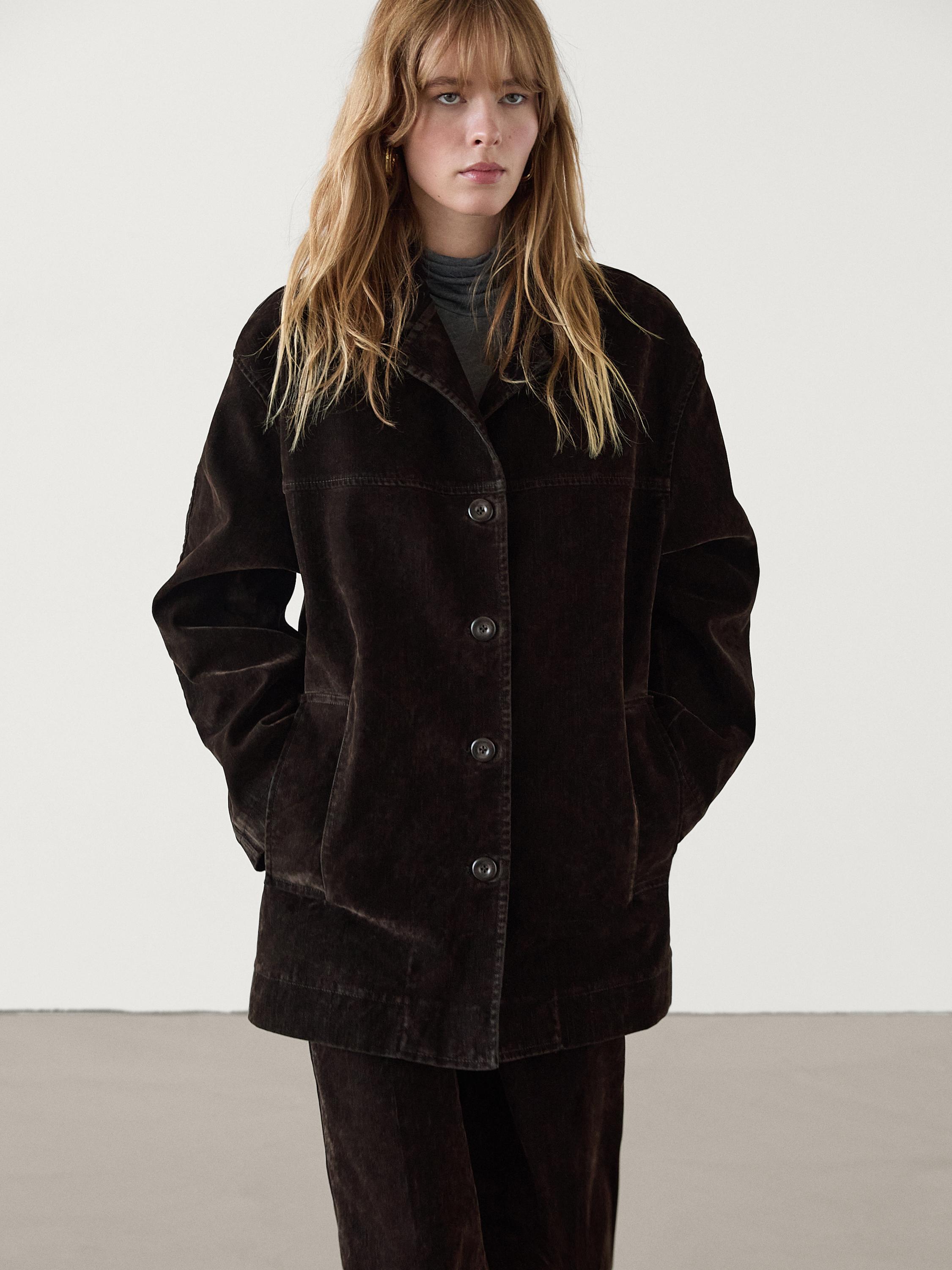 Lightweight Quilted Jacket - Dark Brown