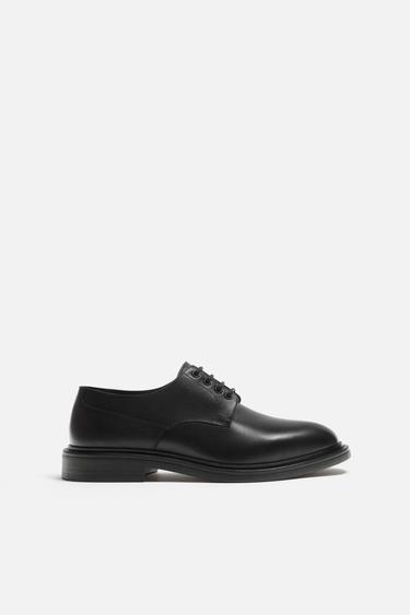 ZAPATO PIEL VESTIR - Negro de Zara
