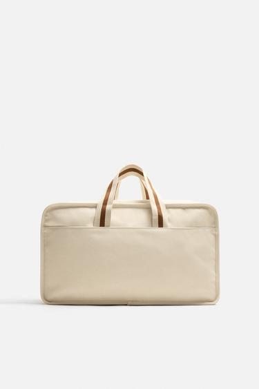 CONTRAST TRAVEL BAG - Beige by Zara