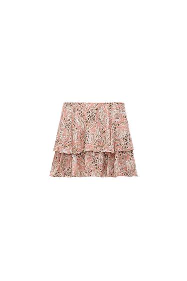 FLORAL PRINT SKORT