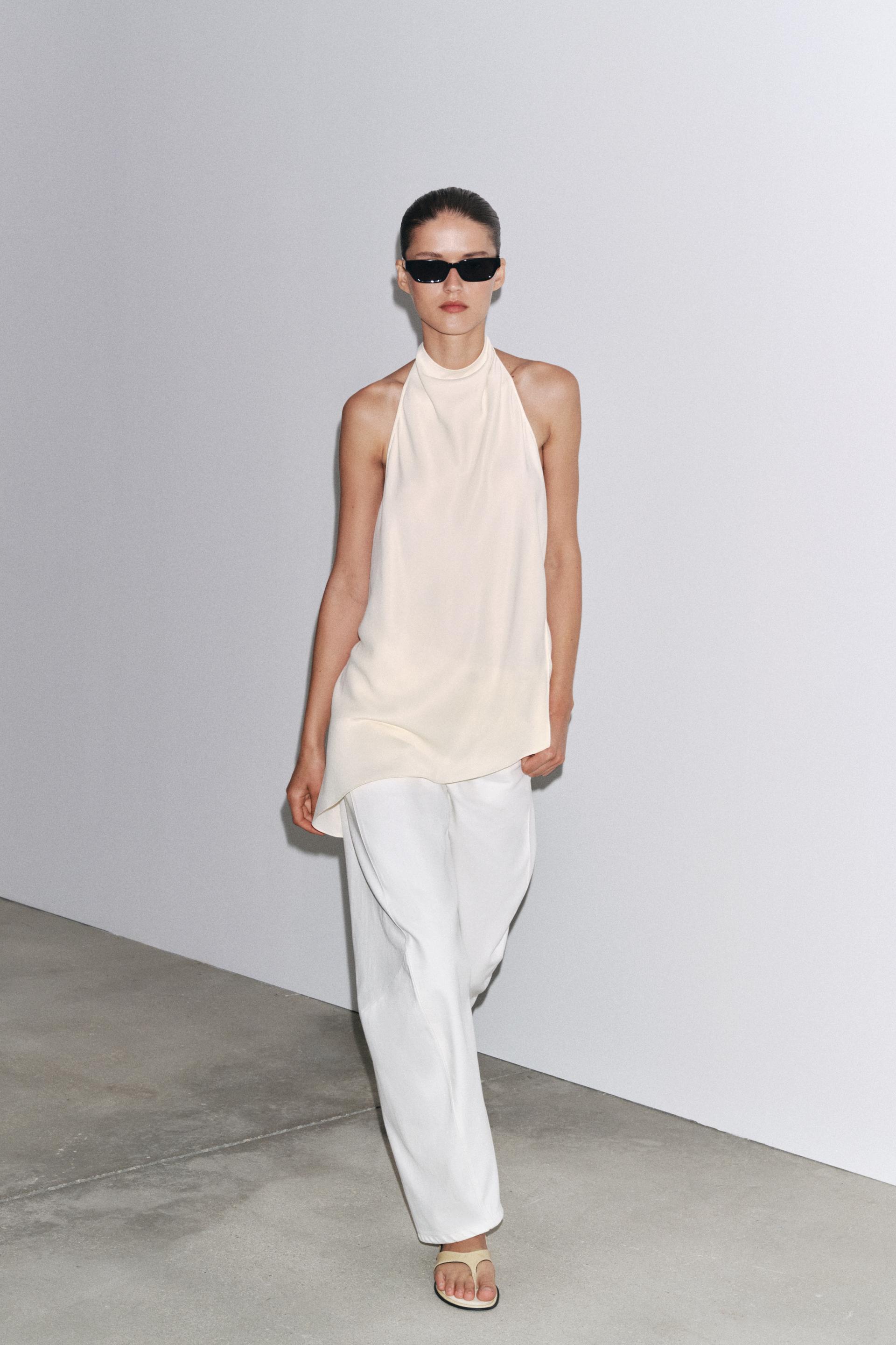 TOP HALTER SATINADO ZW COLLECTION
