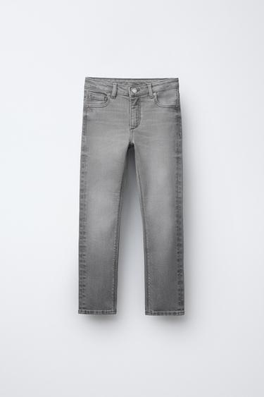 JEANS SKINNY - Cinzento da Zara