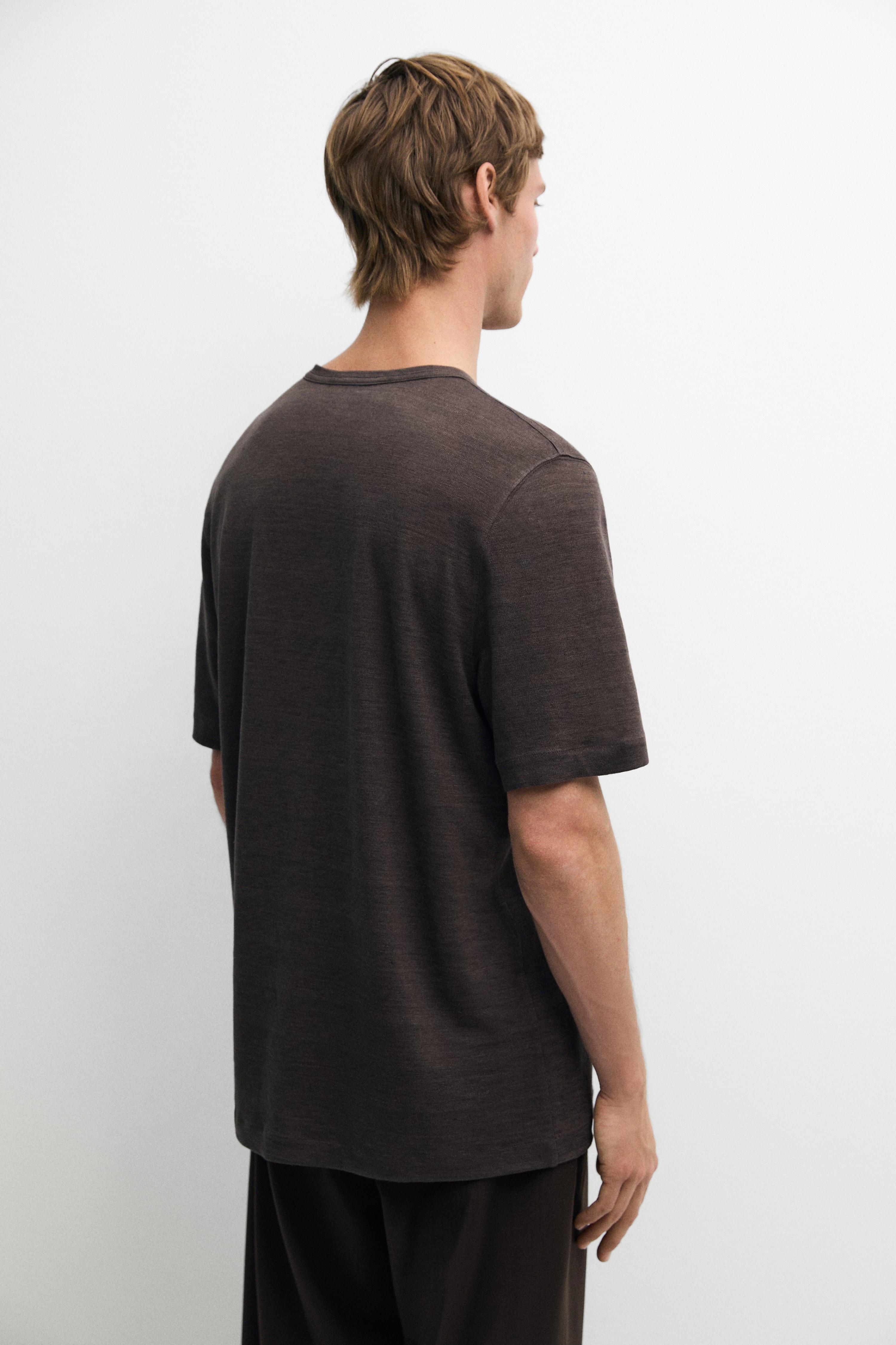 T-shirt manches courtes 100 % lin