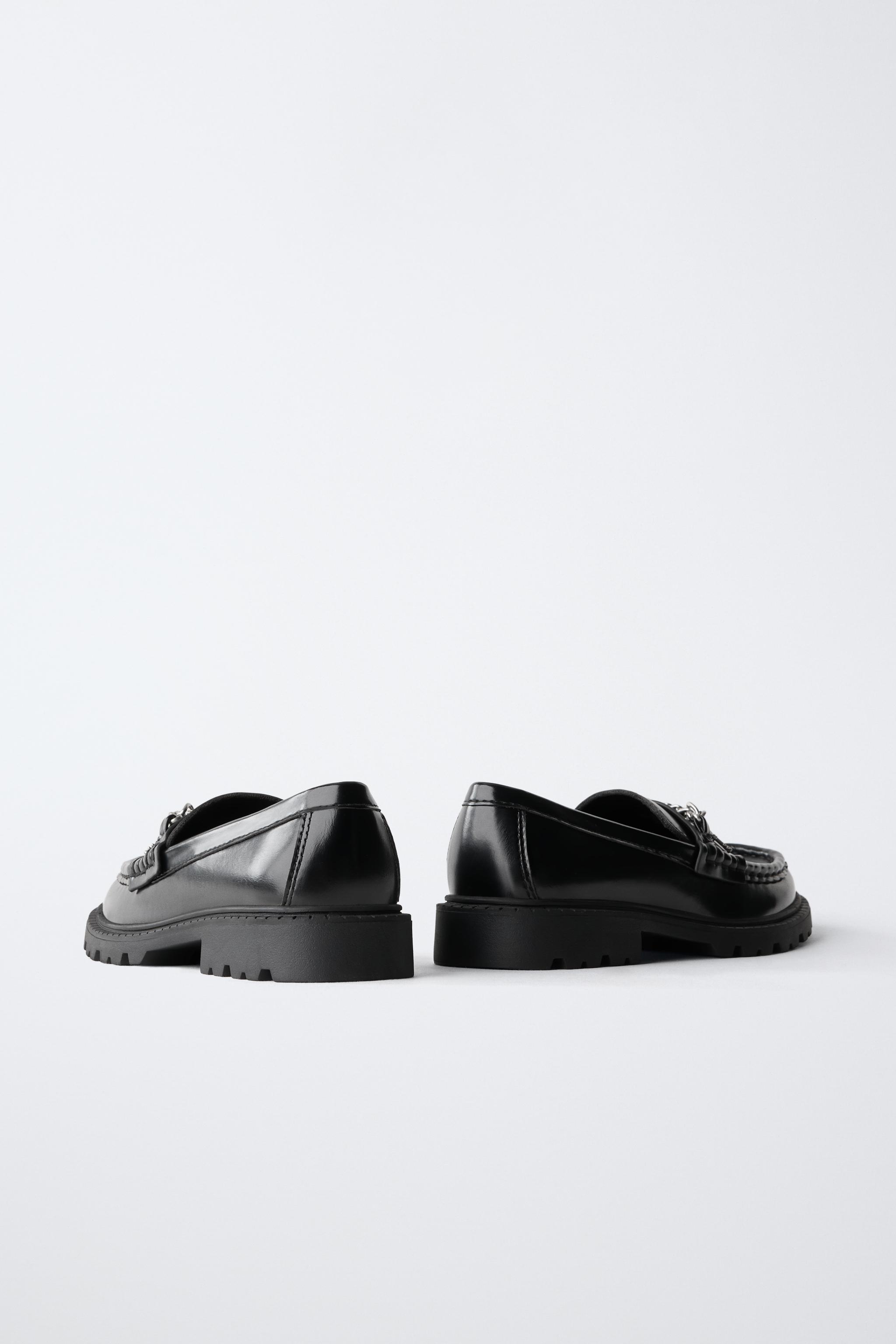PATENT CHARMS LOAFERS
