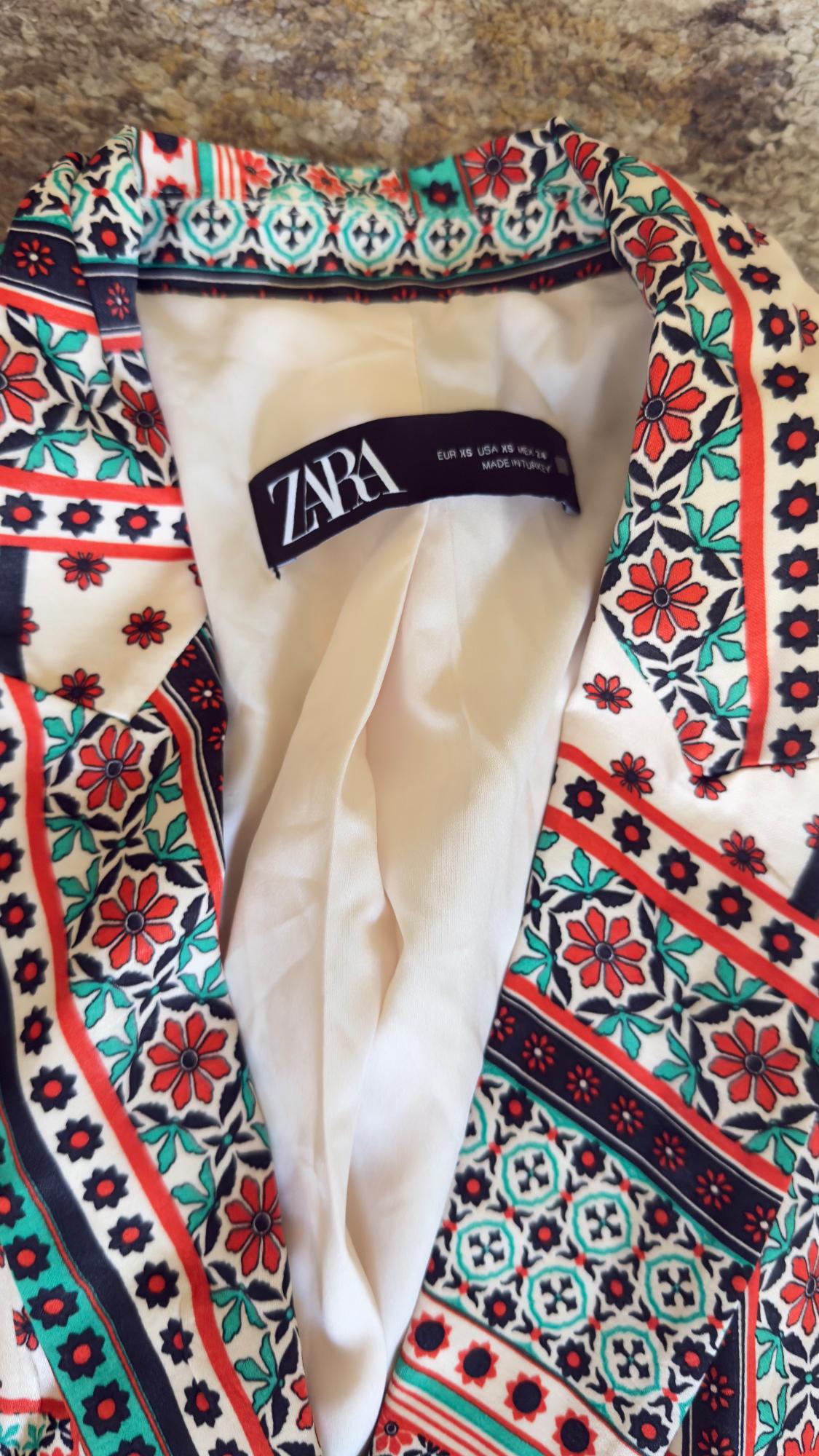FLUID PRINTED BLAZER - Image 4