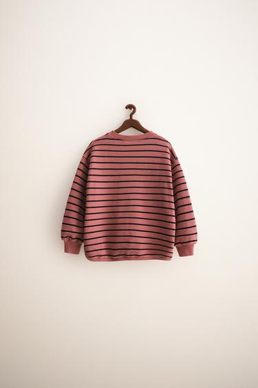 ZARA TIMELESS - STRIPED SWEATSHIRT - Strawberry by Zara - Image 1