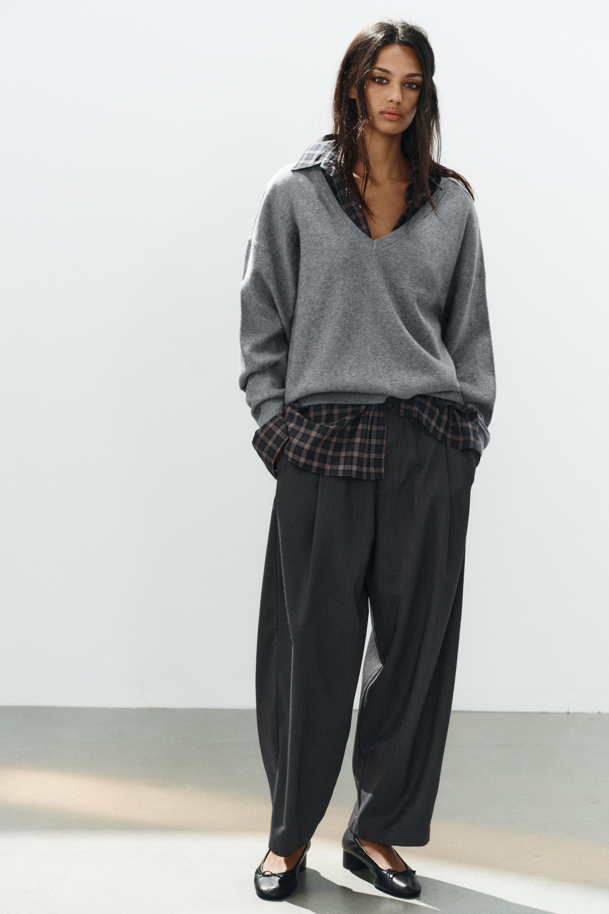 Elastic Ankle Pants by Zara