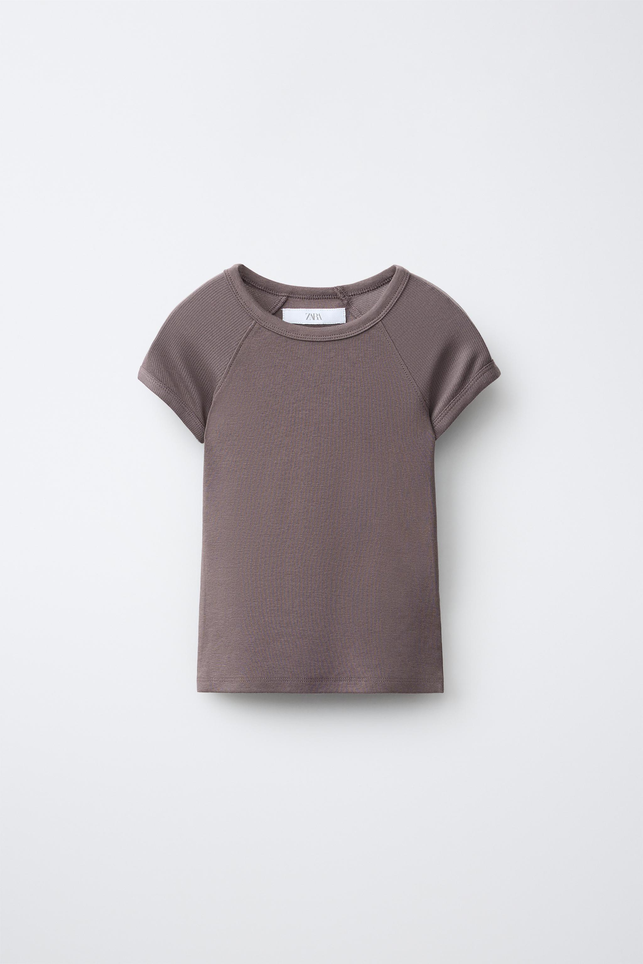 COTTON AND MODAL PLAIN T-SHIRT