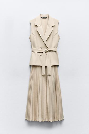 ПЛАТЬЕ-ЖИЛЕТ — Кава от Zara — изображение 0