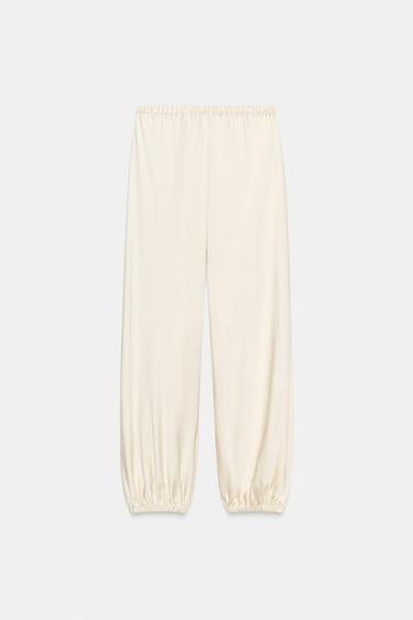 CALÇA BOMBACHA ZW COLLECTION - Cru da Zara